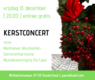 Pannehoef podium voor passie Kerstconcert 2019