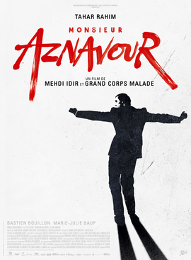 Film affiche Monsieur Aznavour. via Pathe distributie